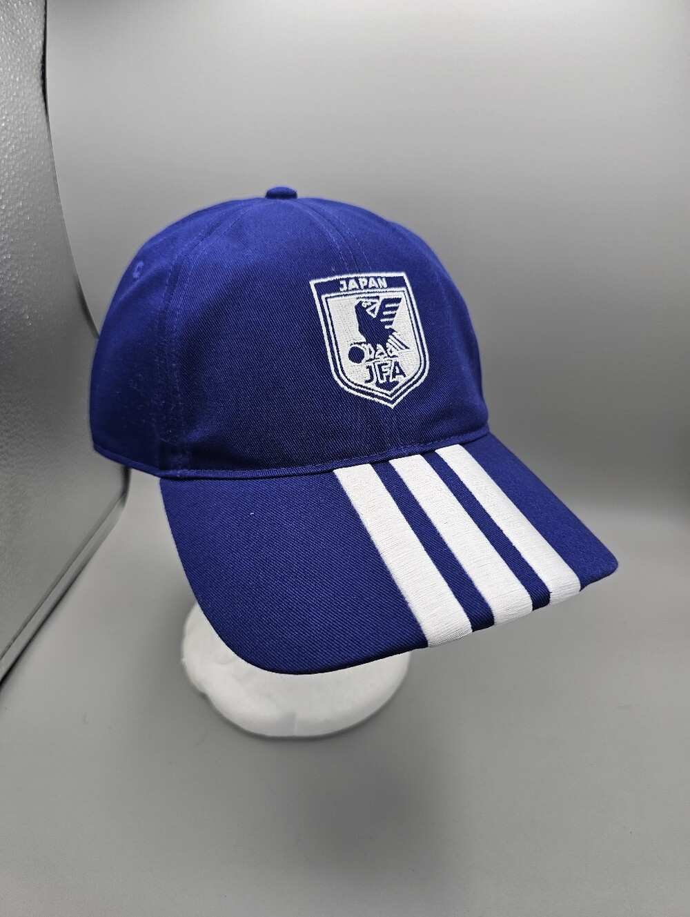Adidas Japan Football Men’s SnapBack JFA Hat Soccer Blue Cap One Size New 26 WC
